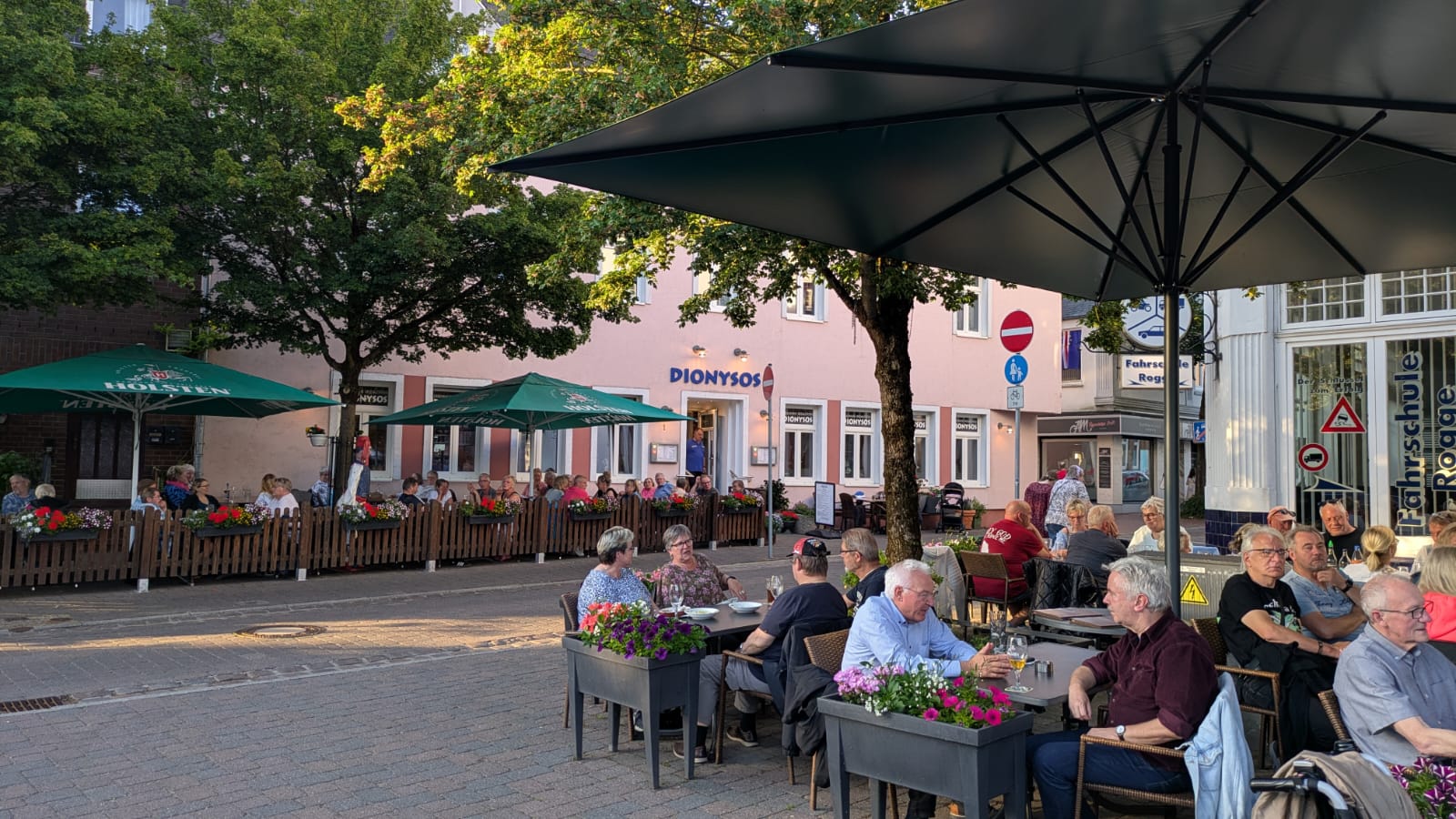 Außenterasse Grieche Nortorf